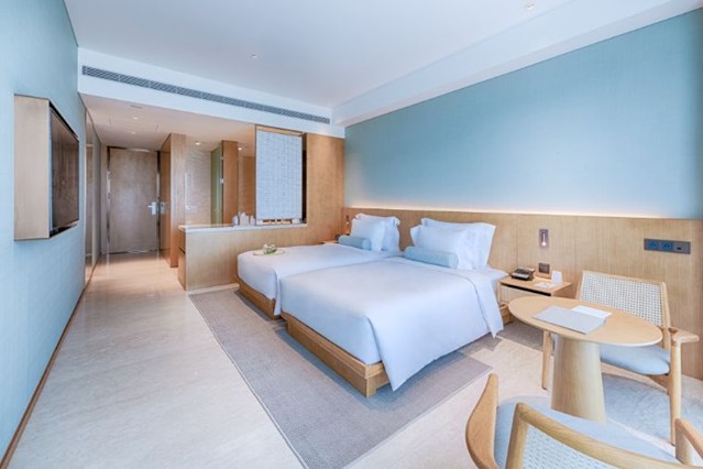 Phòng Deluxe Twin With Ocean View